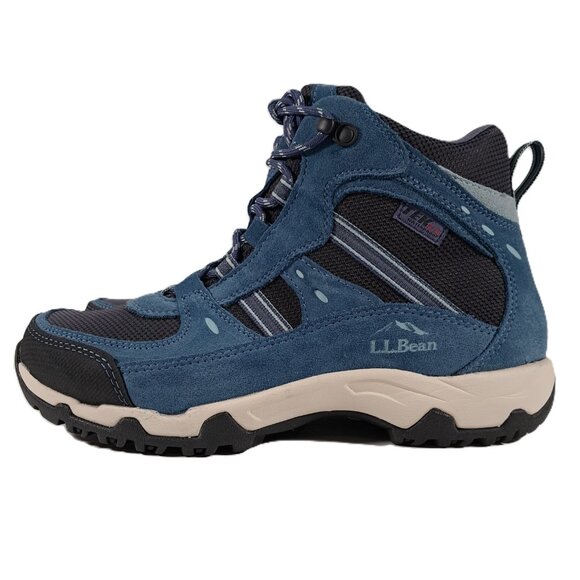 NEW LL Bean Hiking Boots Women 8 WIDE Trail Model 4 Slate Raw Indigo 299640 - Picture 2 of 15